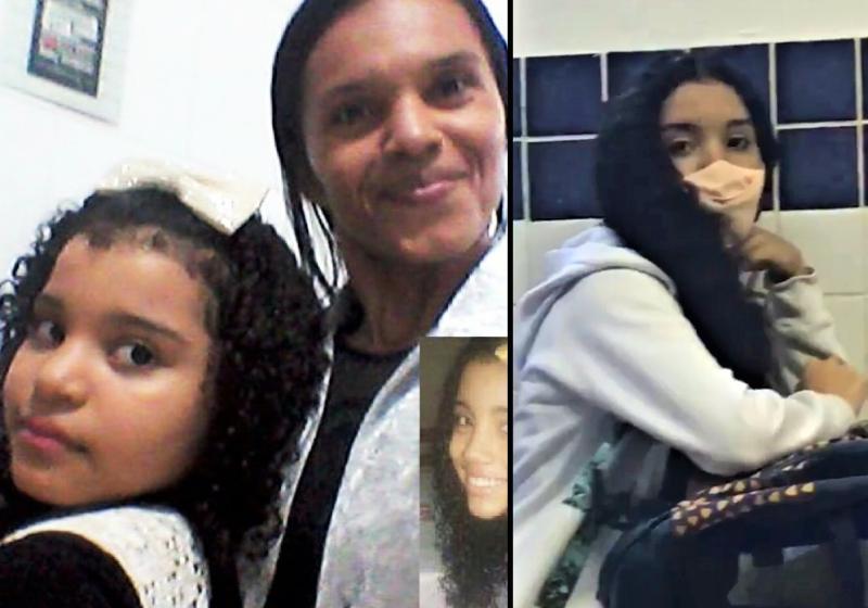 A faxineira Elizete conseguiu bolsa do Educa Mais Brasil para as filhas estudarem em escola particular - Fotos: arquivo pessoal