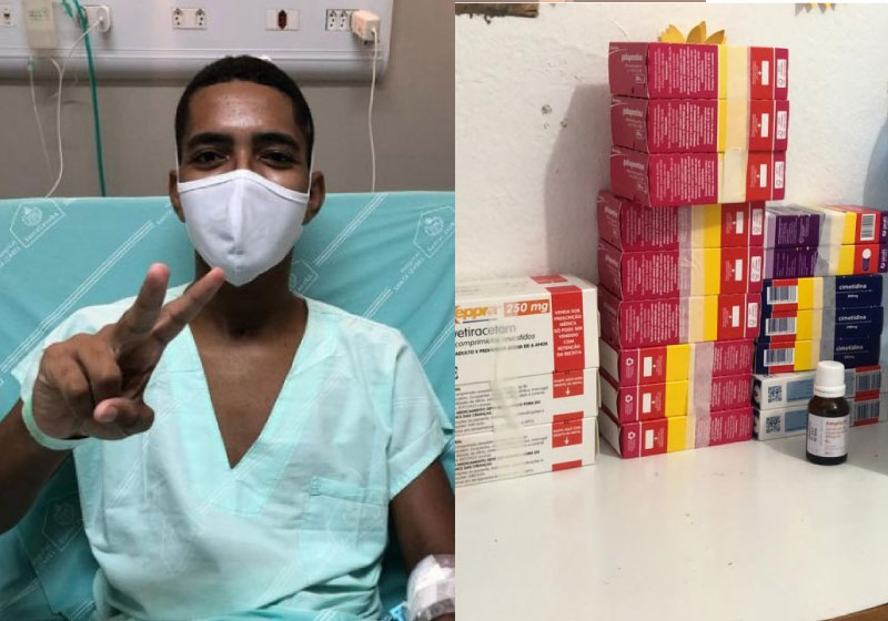 Fabrício tem Porfíria Aguda e fez apelo nas redes sociais para comprar tratamento - Foto: arquivo pessoal