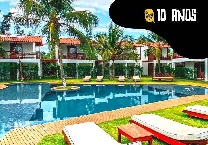 Estadia no Villa Zen Hotel, em Maceió, é um dos 16 prêmios do sorteio de 10 anos do Só Notícia Boa - Foto: divulgação