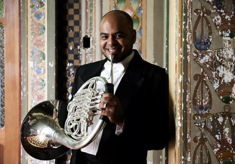 O trompista ganhou o prêmio por causa de um projeto que ajuda músicos na pandemia - Foto: Cristânia Kramatscheck/OSPA