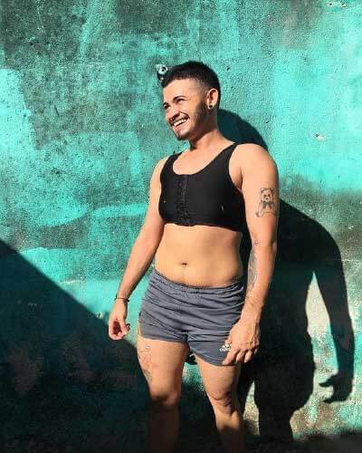 Hugo sonha com cirurgia de mastectomia - Foto: arquivo pessoal