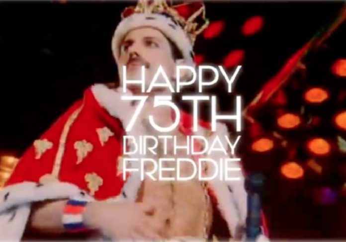 Freddie Mercury completaria 75 anos neste domingo, 5 de setembro e o Queen fez uma homenagem - Foto: reprodução / Youtube