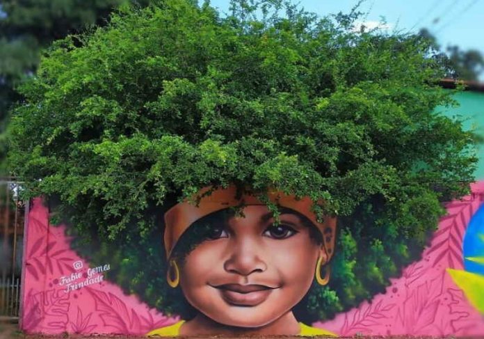 Fábio que é de Goiânia teve suas obras compartilhadas pela mãe de Beyoncé e pela atriz Viola Davis Foto: Instagram
