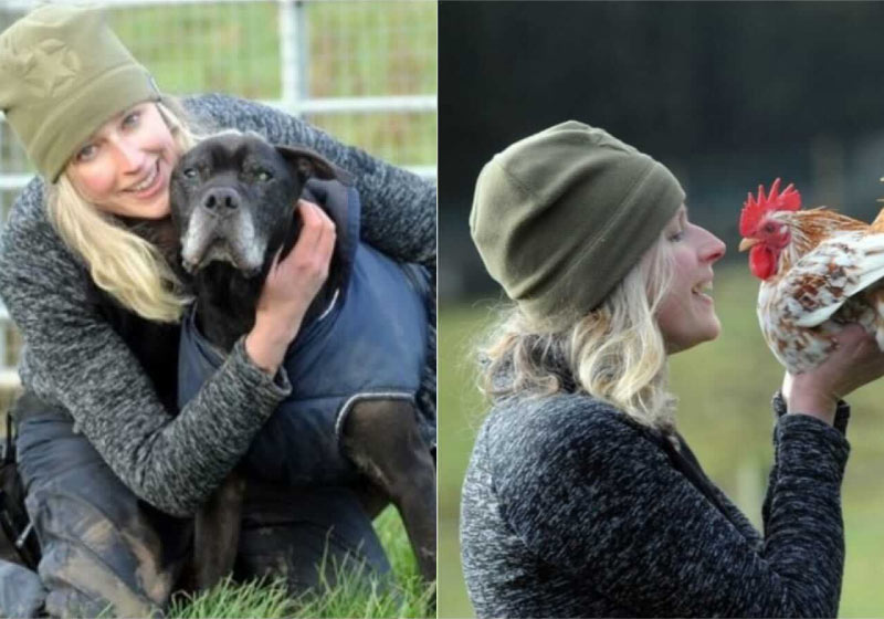 Alexis resolveu abrir o asilo e cuidar de animais com doenças terminais após perder a cachorrinha dela - Foto: arquivo pessoal