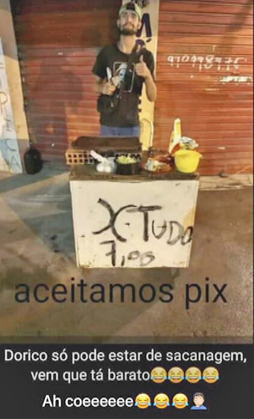 A humilhação que Dorico sofreu na internet - Foto: reprodução / redes sociais