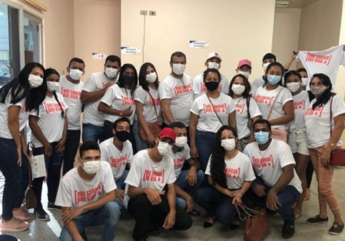 Moradores e servidores da prefeitura participam do Projeto de Doação de Sangue - Foto: Divulgação