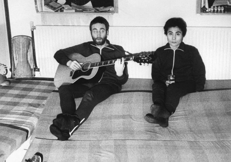 Gravação inédita de John Lennon e Yoko Ono foi feita por quatro estudantes em 1970 - Foto: reprodução