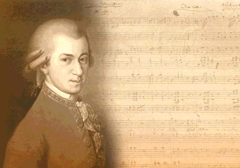 Os cientistas testaram uma das sonatas de Mozart, mas pretendem fazer o mesmo com outras composições do gênio austríaco Foto: Pixabay