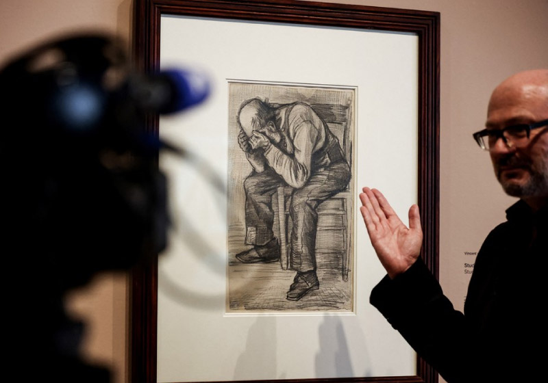 Quadro inédito de Van Gogh entra para exposição após 100 anos - Foto: AFP