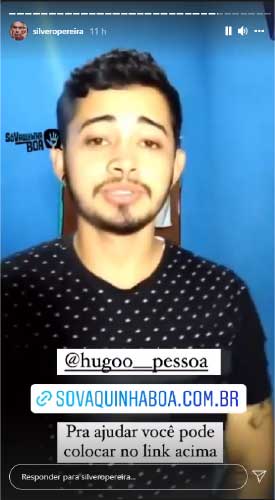 Ator compartilhou a vaquinha nesta segunda-feira - Foto: reprodução Instagram @silveropereira