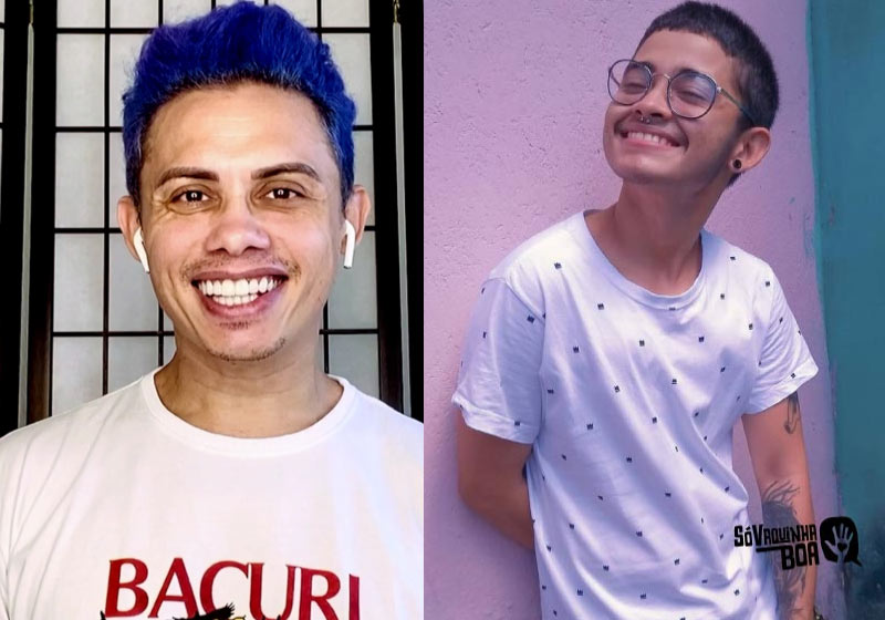 O ator Silvero Pereira mostrou apoio ao Hugo, nesta segunda-feira (27) - Fotos: arquivo pessoal