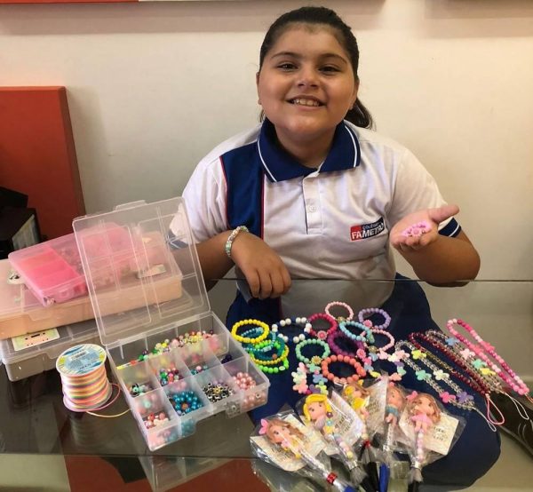 Anna Sophia, empreendedora ao 9 anos - Foto: arquivo pessoal
