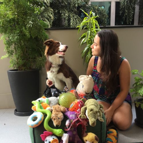 Gaia e a tutora, Isabella - Foto: Shany Dror