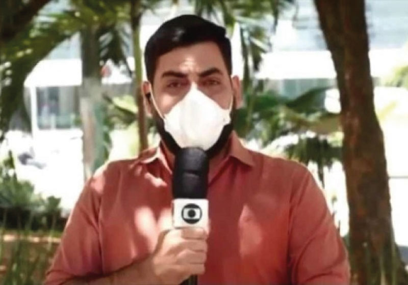 Repórter não segurou as lágrimas ao noticiar ausência de mortes em hospital da cidade - Foto: reprodução