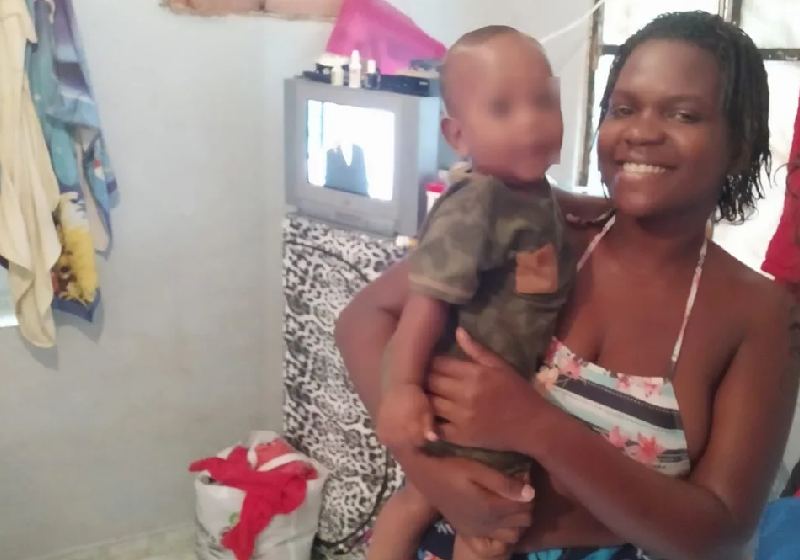 Paloma foi detida por furtar carne em supermercado e campanha arrecadou R$ 45 mil para ela - Foto: reprodução