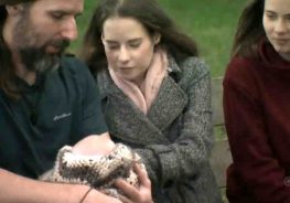 Candice, marido Collin e seu bebê Foto: CTV News