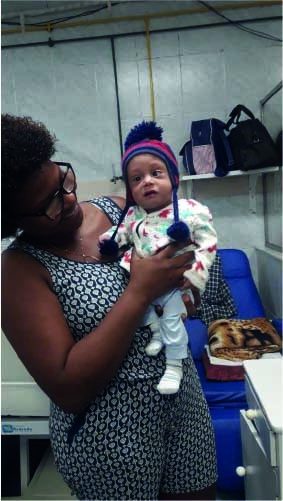 Miguel e a mãe, Taiane- Foto: arquivo pessoal