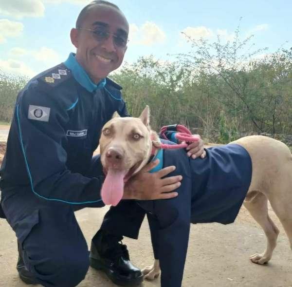 Baruk com sua farda nova - Foto: Divulgação / SSPDS