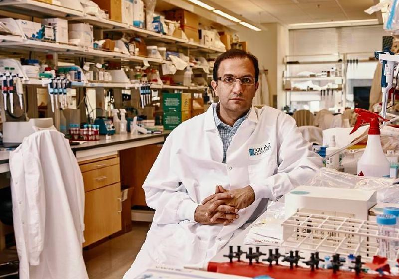 Sharif Tabebordbar desenvolveu uma terapia para tratar a distrofia rara que matou o pai dele - Foto: Simon Simard / NYT