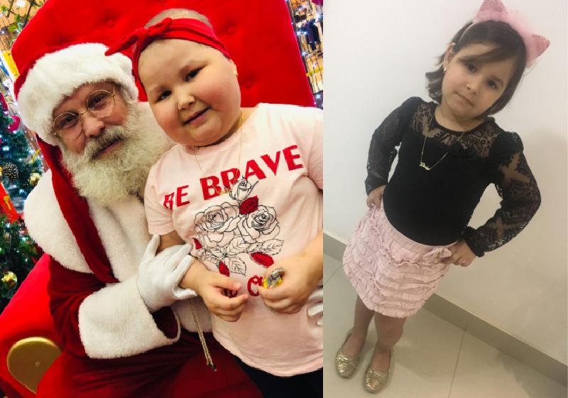 Duda, que pediu doador de medula ao Papai Noel conseguiu e está curada do câncer - Fotos: arquivo pessoal