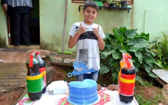 Fernando sonhava em ter uma festa de aniversário - Foto: Luciano Lopes