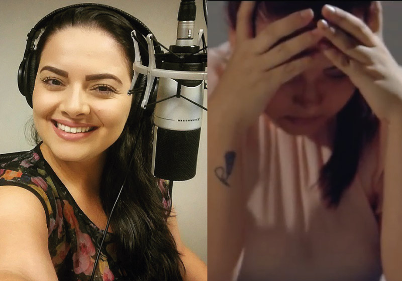 Radialista lança canção para dar voz às mulheres que sofrem violência doméstica - Fotos: reprodução Instagram @oficialdanathy