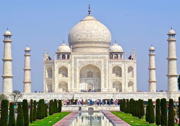 O original - 'Taj Mahal' - construído no século 17 Foto: Pixabay