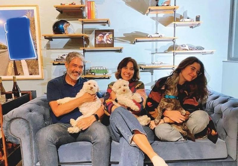 William Bonner e Natasha Dantas não informaram a localidade que resgataram Tobias - Foto: reprodução Instagram