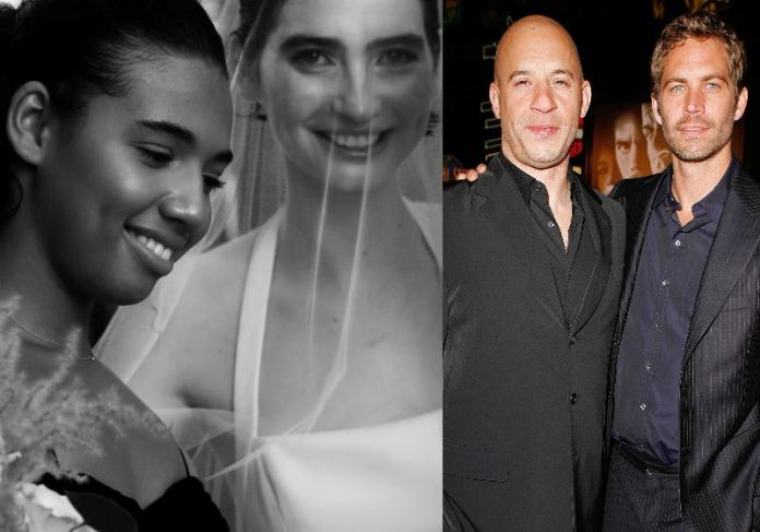 Vin Diesel homenageou a amizade dele e Paul Walker com um post sobre as filhas dos dois Foto: reprodução instagram