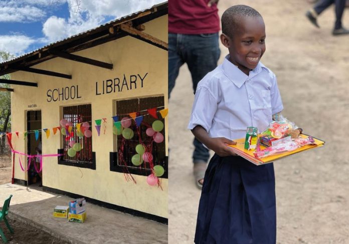 Clayton Silva contou com ajuda do Só Notícia Boa para arrecadar dinheiro e construir um biblioteca para crianças de uma comunidade da África - Foto:: @claytontsj7