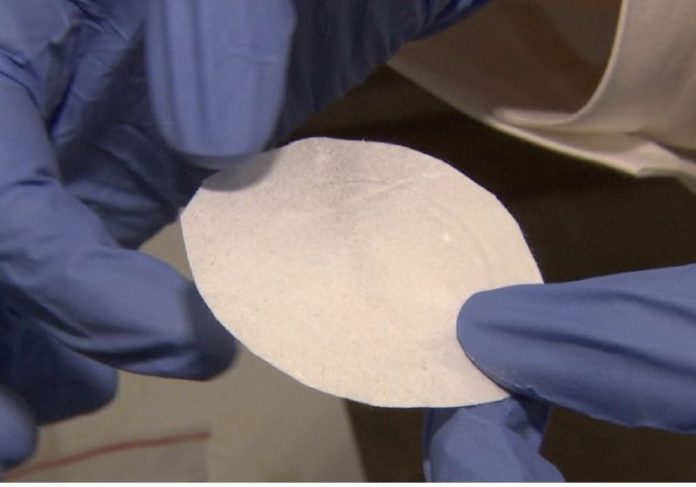 O filtro biodegradável que elimina germes desenvolvido no Brasil - Foto: Reprodução/EPTV