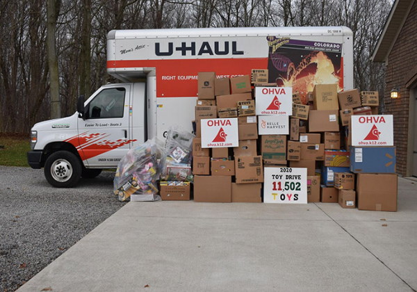 O caminhão de brinquedos deste ano Foto: Local12.com