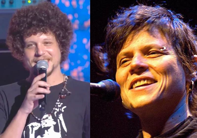 Chico Chico fez homenagem para a mãe Cássia Eller no Prêmio Multishow - Fotos; reprodução / Multishow e arquivo