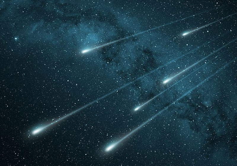 Os Geminídeos serão vistos nesta noite e madrugada e serão mais de 50 por hora Foto: DigLog