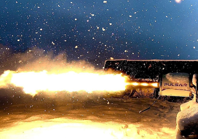 A Startup Pulsar Fusion testou um combustível feito de plástico pela primeira vez em foguetes - Foto: reprodução Instagram