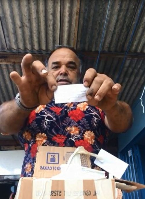 A hora do sorteio do carro - Foto: reprodução