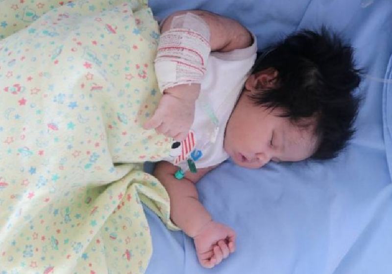 O superbebê de 7kg nasceu na Santa Casa de Misericórdia de Belém - Foto: divulgação / Santa Casa