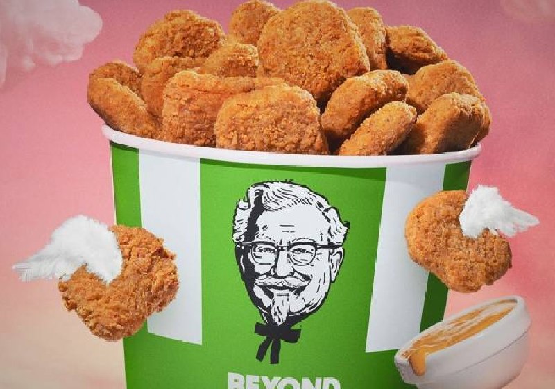 A rede KFC lançou nos EUA os nuggets de frango sem carne, feitos à base de plantas - Foto: divulgação