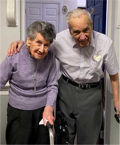 Ron e Joyce estão juntos há 81 anos - Foto: arquivo pessoal