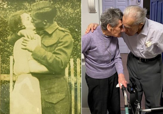 Ron e Joyce são o casal mais antigo da Inglaterra. Eles se casaram em 1942 - Fotos: arquivo pessoal