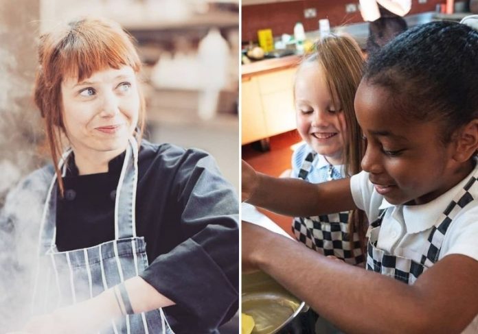 A chef que trocou o glamour dos restaurantes de luxo para levar boa comida para alunos de escolas do Reino Unido - Fotos: Reprodução / Instagram
