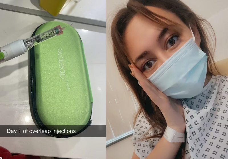 A jovem passou por um processo de exames e testes psicológicos antes de doar os óvulos - fotos: arquivos pessoais