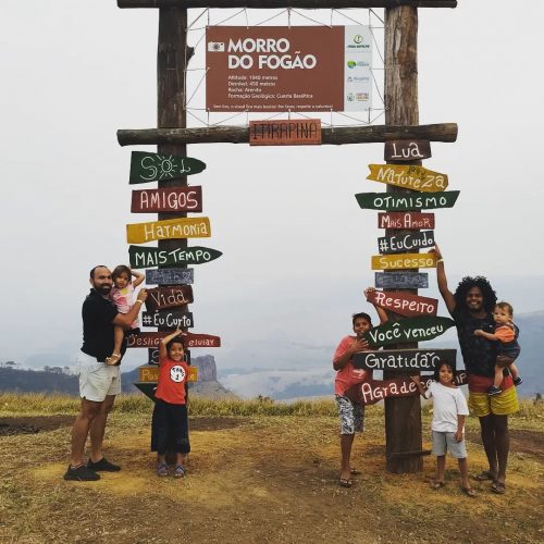 Pais e filhos em uma viagem de família - Foto: reprodução Instagram @jhonatanwiliatan