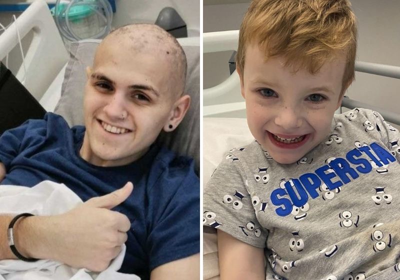 Jovem doa todo valor de vaquinha para ajudar criança também com câncer. Fotos: Reprodução/Facebook