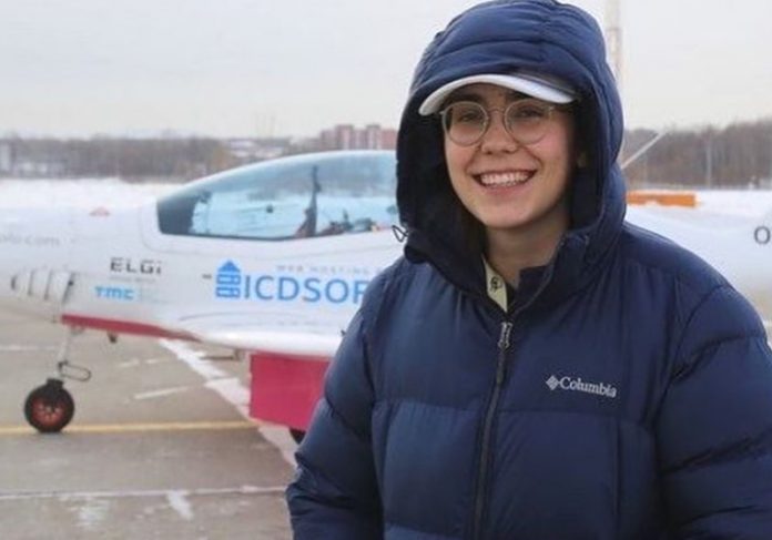 Zara Rutherford, de 19 anos, é a mulher mais jovem a completar uma circunavegação de 52.000 km da Terra. Foto: Instagram