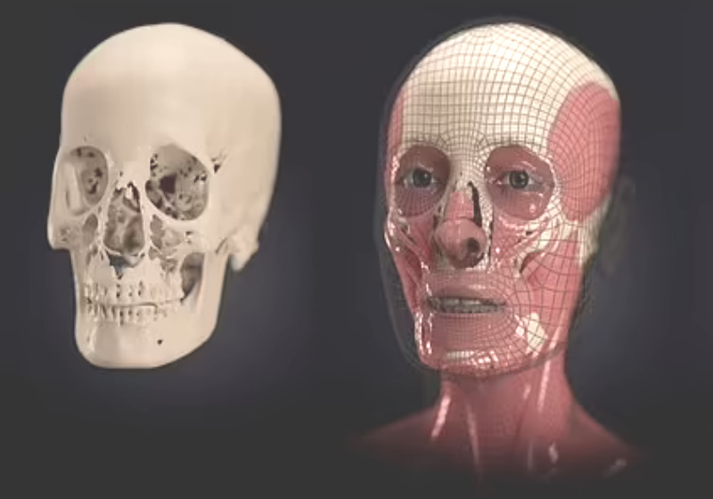 O designer brasileiro Cícero Moraes está na equipe de pesquisadores internacionais que reconstituíram o rosto da múmia egípcia Foto: Cícero Moraes/FAPAB Research Center