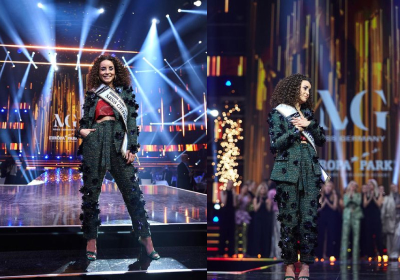 A brasileira foi eleita a mais bela mulher da Alemanha em 2022. Ela mora no país há 6 anos - Foto: reprodução Miss Germany Oficial