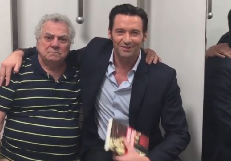 O ator Hugh Jackman fez uma homenagem ao ator Isaac Bardavid, que dublou Wolverine aqui no Brasil - Foto: reprodução / Instagram