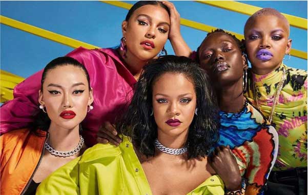 A Fenty produz maquiagens para todos os tipos de pele - Foto: divulgação