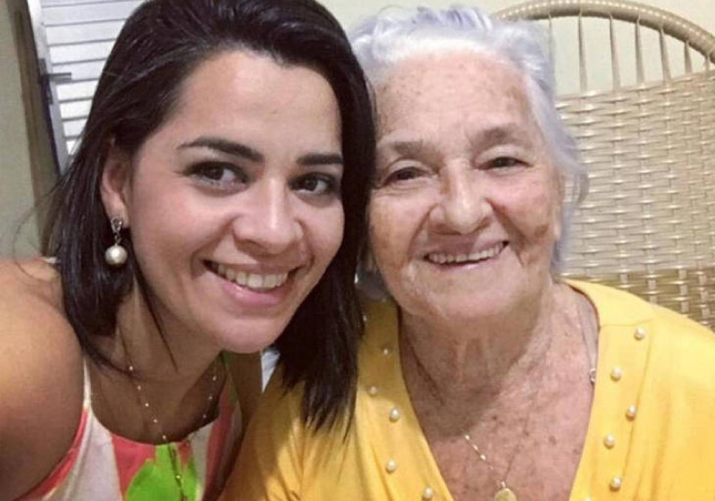 Família descobriu que idosa tinha apenas R$ 0,04 de Valores a Receber e deram uma mãozinha para não decepcioná-la - Foto: arquivo pessoal